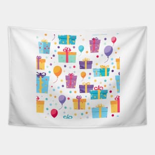 Happy Birthday Party Celebration Pattern 17 Tapestry