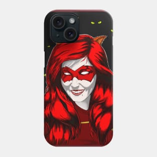 Super Crazy Cat Lady (colorized) Phone Case