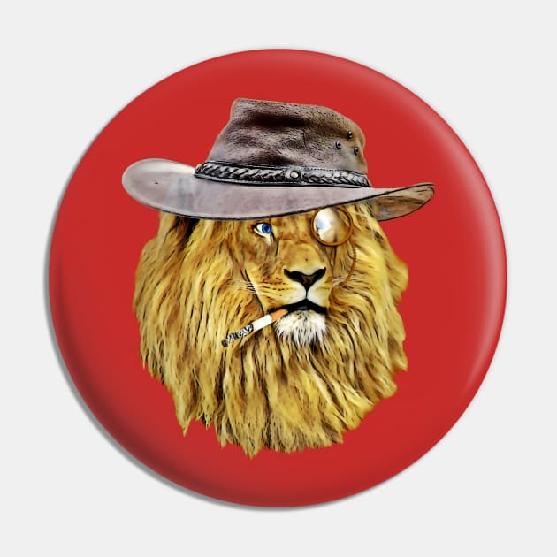 Funny Lion Pin by Emart