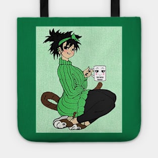 Best Saiyan Mamma Green Tote