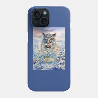 Blue tiger Phone Case