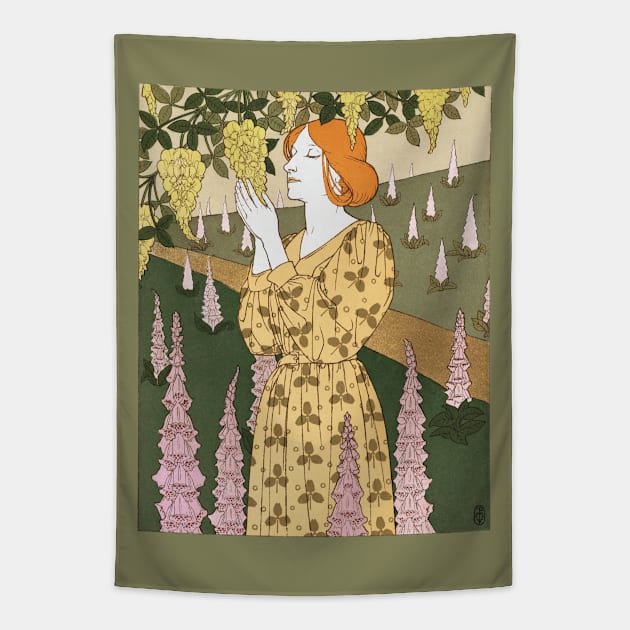 Laburnum and Foxglove Tapestry by UndiscoveredWonders