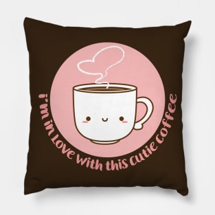 Cute coffee cup Pillow