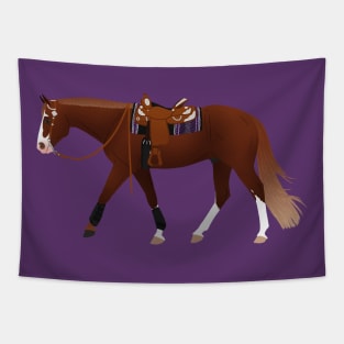 Sorrel Western Pleasure Horse - Equine Rampaige Tapestry