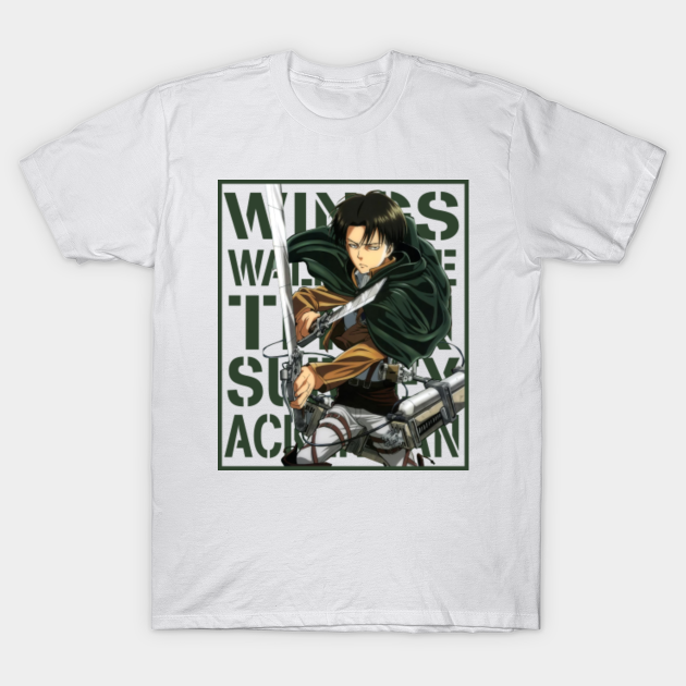 attack on titan levi t shirt