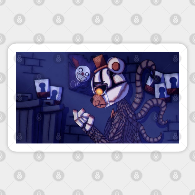 Fnaf6 Molten Freddy Sticker - Fnaf6 Molten Freddy Robot Dog - Discover &  Share GIFs