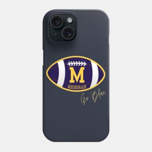 Michigan Wolverines Go Blue Phone Case