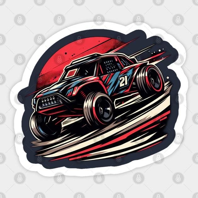 Baja Race Car Baja Race Car Sticker TeePublic Baja Race Car Baja Race Car Sticker TeePublic