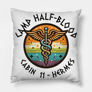 Cabin 11 -Hermes greek mythology v6 camp half blood Pillow