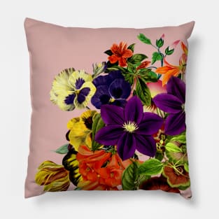 Vintage Bouquet Floral Pillow