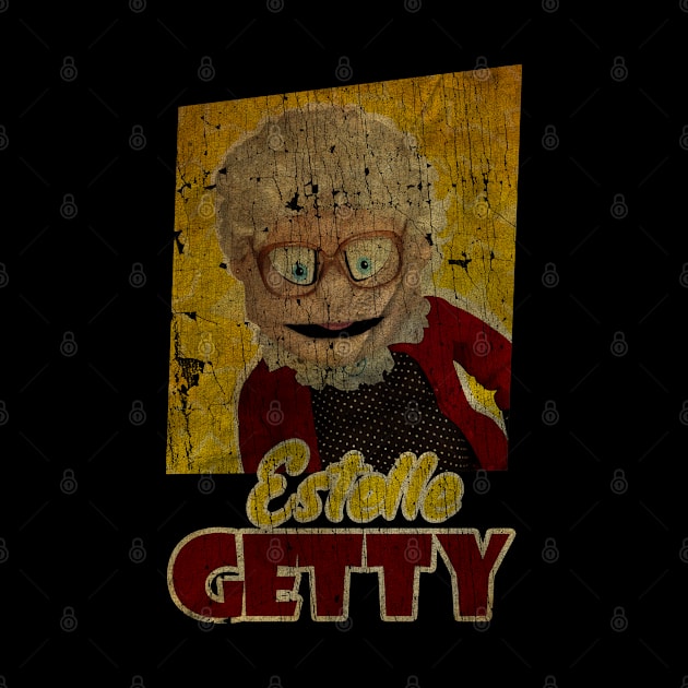 VINTAGE TEXTURE  - Estelle Getty - THAT GOLDEN GIRLS SHOW by pelere iwan