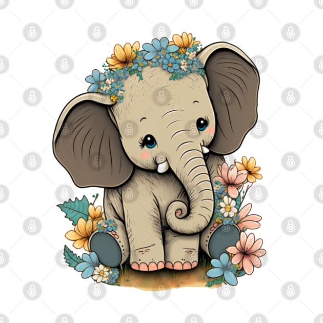 Adorable elephant by yinon-h