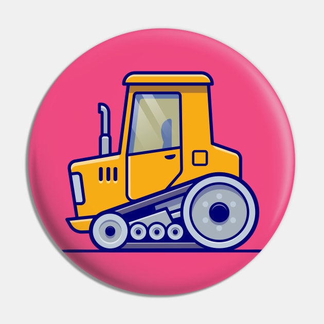 Tractor Vehicle Cartoon Illustration Pin by Catalyst Labs