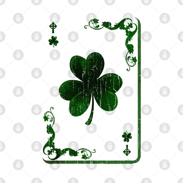 clover card Saint Patrick's Day by hany moon