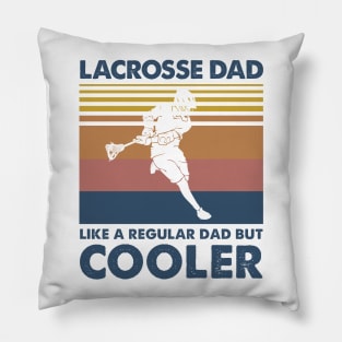 Lacrosse Dad Vintage Gift Father's Day Pillow