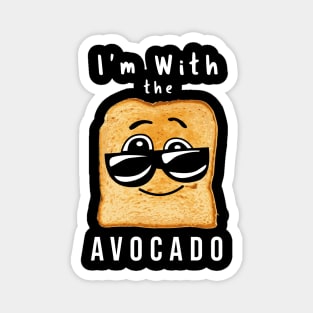 Toast With Avocado Halloween Costume Funny T-Shirt For Couple Matching Magnet