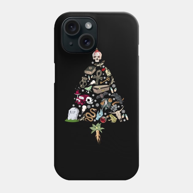 Goth Christmas Phone Case by KsuAnn