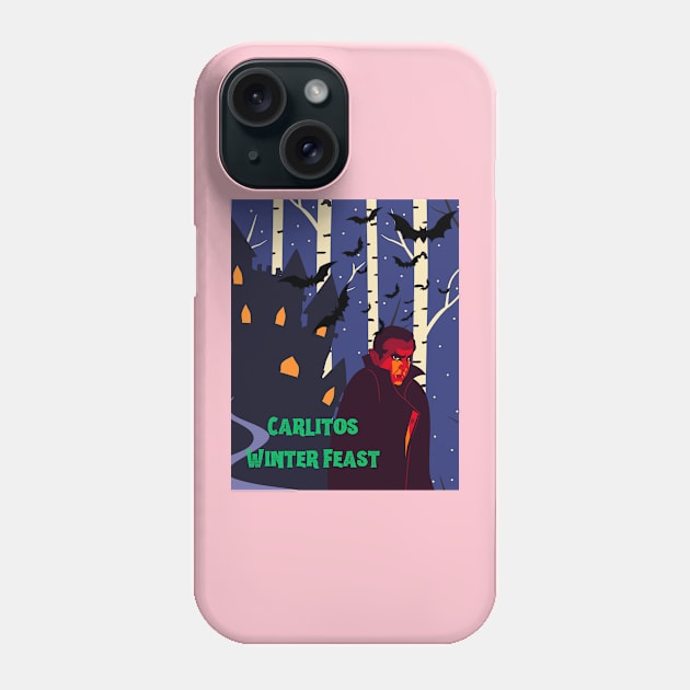 Carlitos winter feast Phone Case by Benjamin Customs