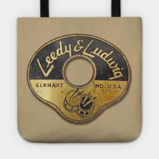 Leedy and Ludwig Retro Drum Badge Tote