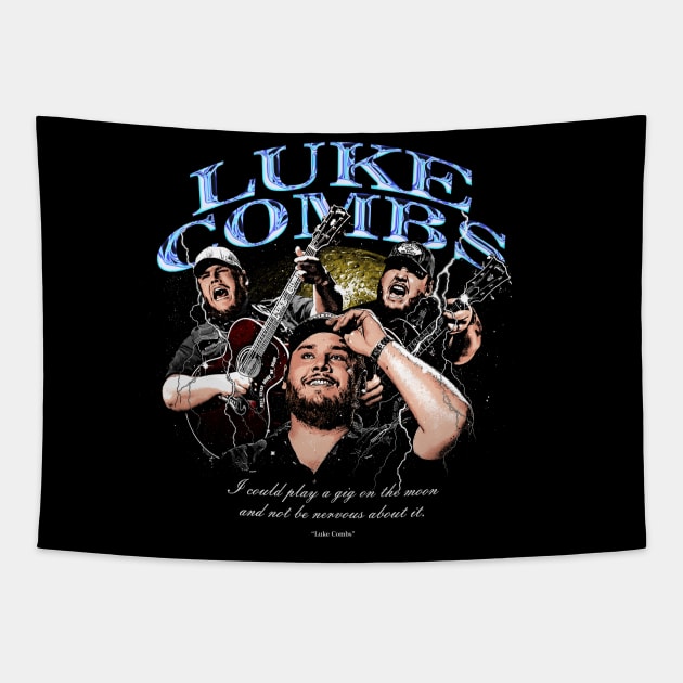 luke combs Tapestry by loko.graphic