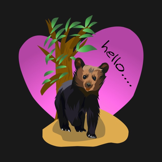 Litte cute love bear by Fadmel