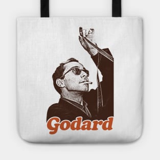 Jean-Luc Godard  † Retro Fan Art Tote