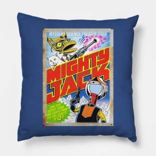 Mystery Science Rusty Barn Sign 3000 - Mighty Jack Pillow