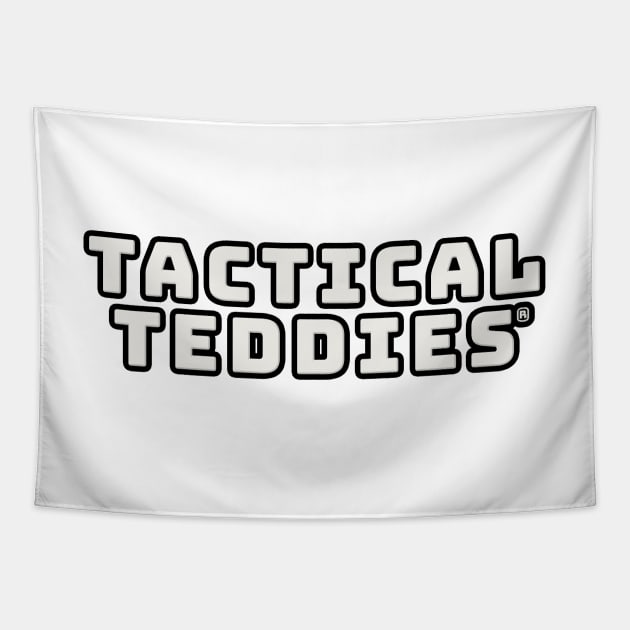 Tactical Teddies ® logo Tapestry by hiwez