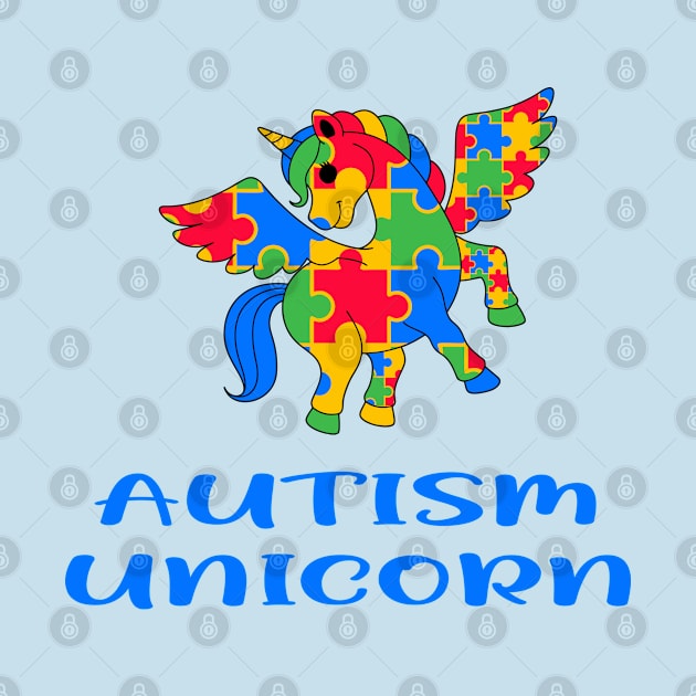 Autism Unicorn by A Zee Marketing