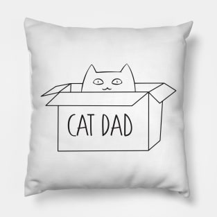 Cat Dad Pillow