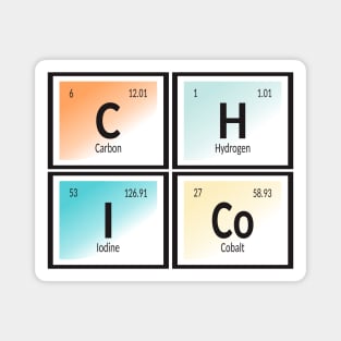 Chico City | Periodic Table Magnet