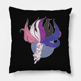 Genderfluid Pride Kitsune Pillow