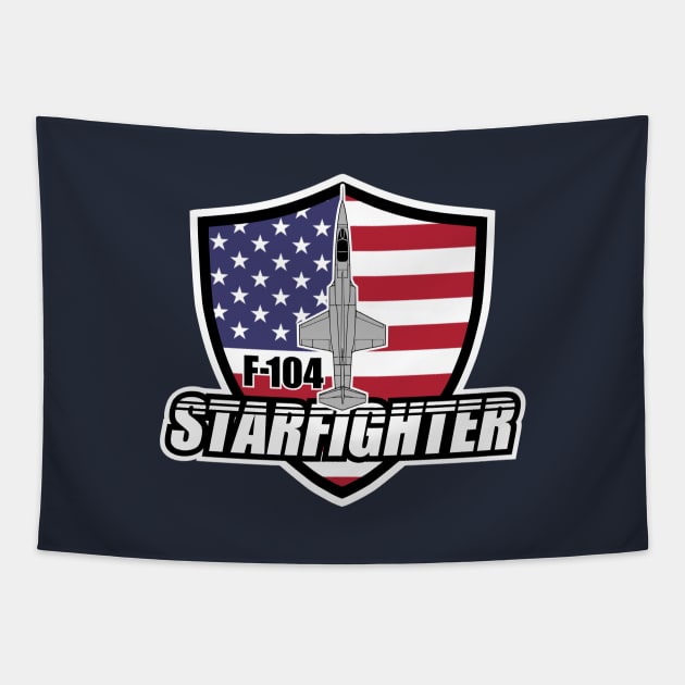 American F-104 Starfighter Tapestry by TCP