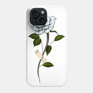 White rose Phone Case