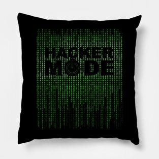 Hacker Mode Cool Cybersecurity Pillow