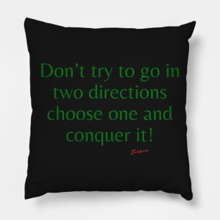 Two Directions Pillow