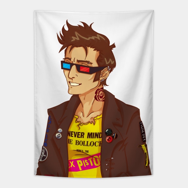 Punky Ten Tapestry by Kordineon