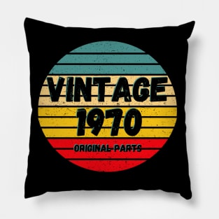 Vintage 1970 Original Parts Pillow