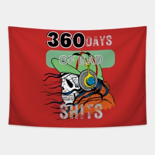 360 days of bad shits Tapestry