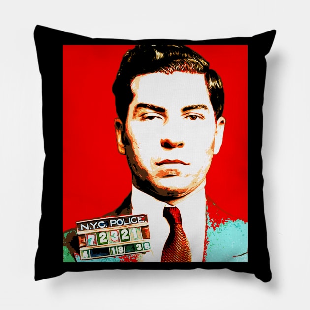 lucky luciano Pillow by oryan80