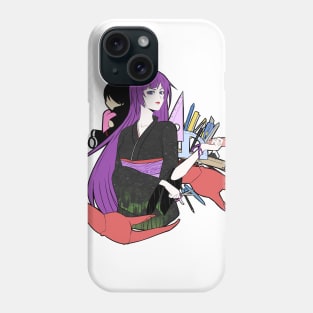 Senjougahara kimono (Bakemonogatari) Phone Case