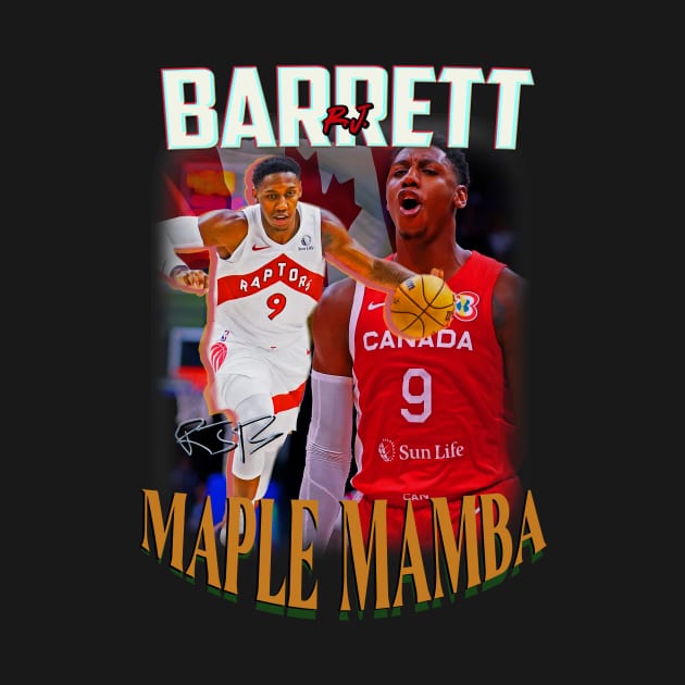 R.J. Barrett "Maple Mamba" Toronto Raptors New York Basketball by dsuss