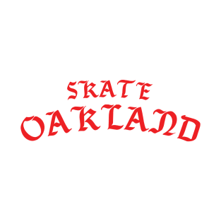 Skate Oakland / Bboy Red T-Shirt