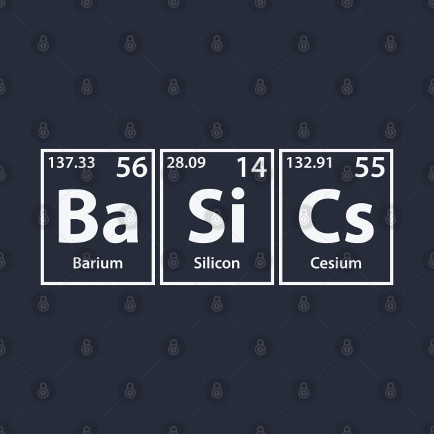 Basics (Ba-Si-Cs) Periodic Elements Spelling by cerebrands