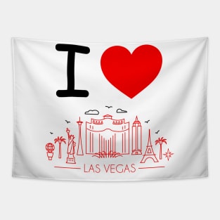 I HEART LAS VEGAS Tapestry