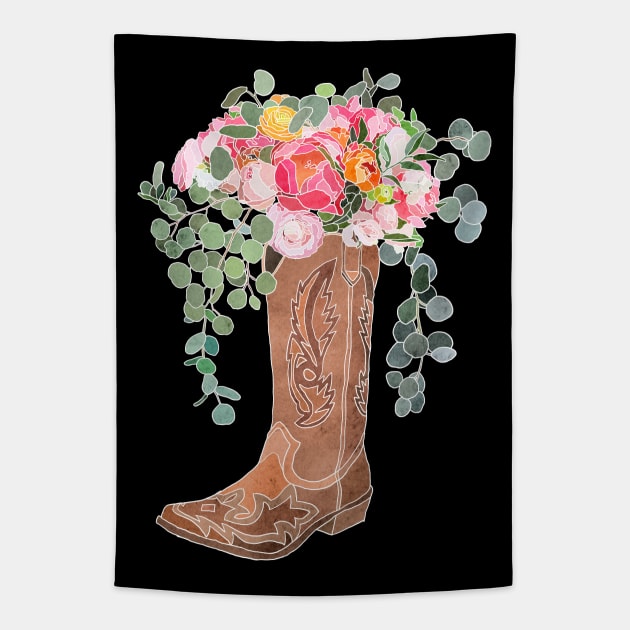 Cowgirl Tapestry by Roguish Design