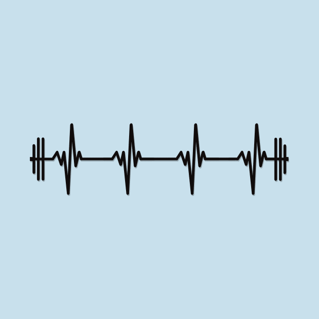 Barbell, heartbeat of lifting by LM Designs by DS