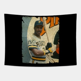 Barry Bonds in Pittsburgh Pirates Baseball Tapestry