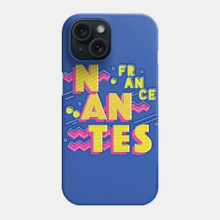 Retro 90s Nantes, France Phone Case