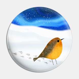 Robin Redbreast Pin